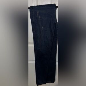 Men's Dark Blue Straight Leg Jeans